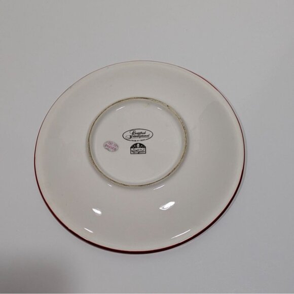 Certified International Snowman Gingerbread Hand Painted Holiday Plate - Picture 5 of 6